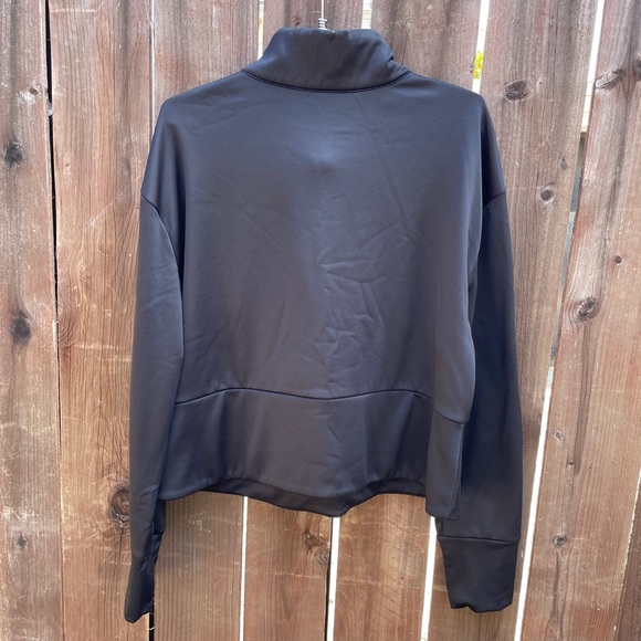 AVIA | Women's Quarter-Zip Ribbed Pullover Jacket - Picture 3 of 7